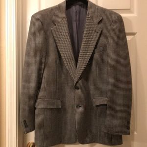Men’s Black and White Hastings Traditions Blazer